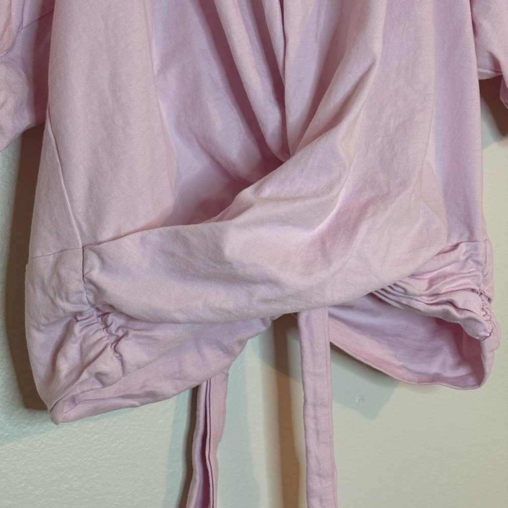 A.L.C. Pale pink Josie tie back top - Picture 3 of 8